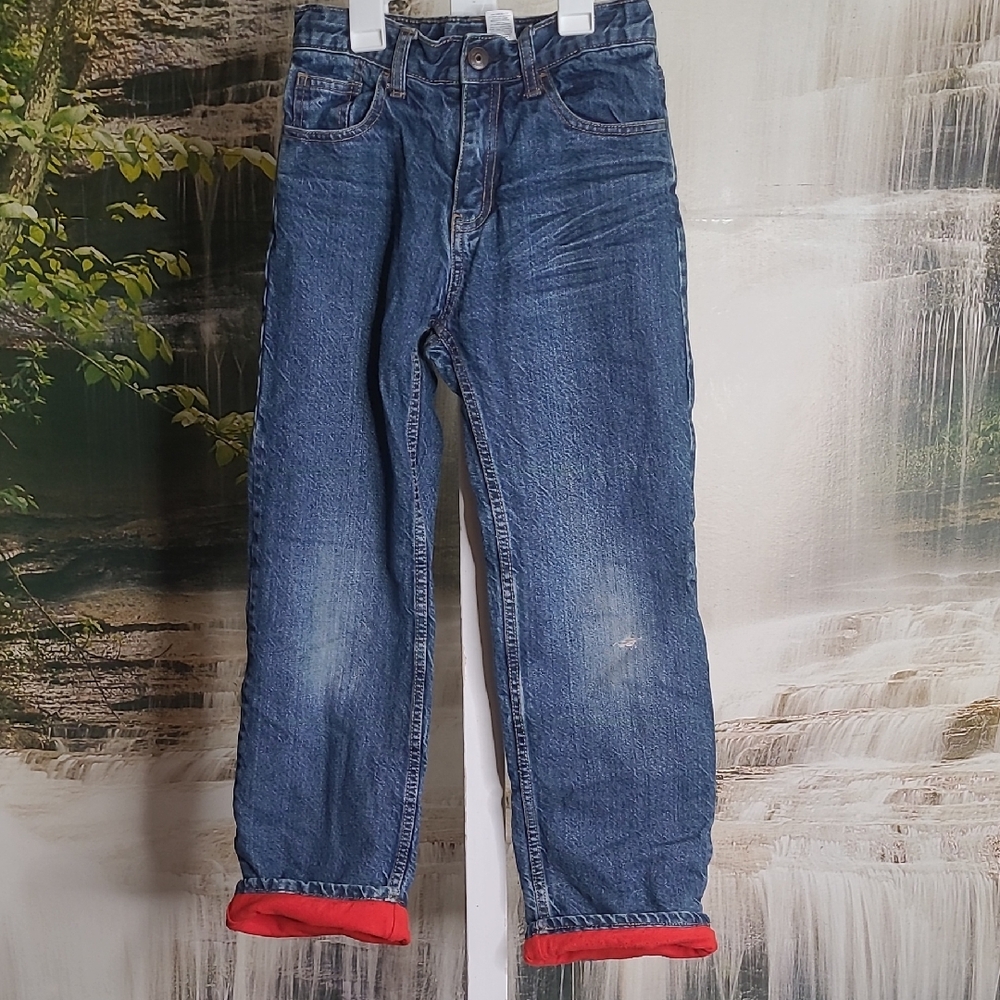 OshKosh Boys 10 insulated denim dark blue jeans